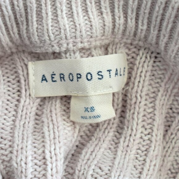 Women's Aeropostale Sweater Cropped Pullover Ribbed XSMALL Multicolor - Picture 9 of 10